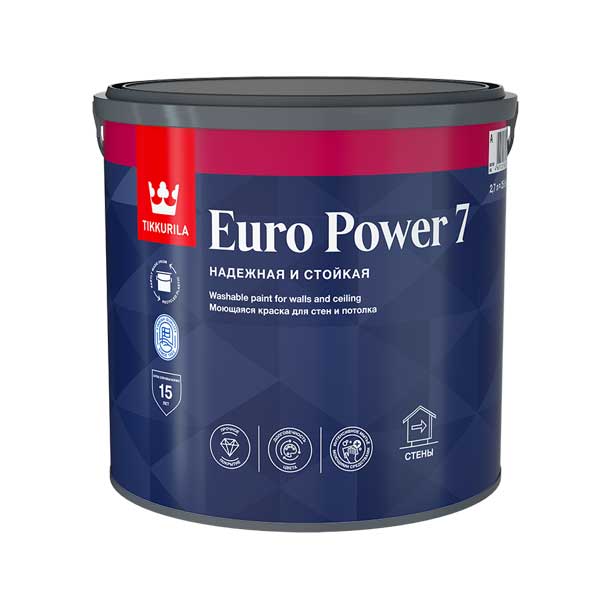 Краска в/д Tikkurila Euro Power