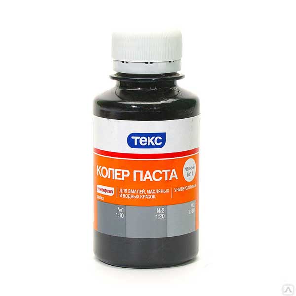 Колер паста Текс Универсал черная