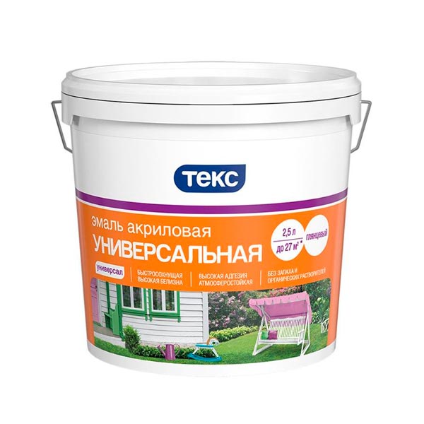 Эмаль Текс Универсал акриловая глянцевая