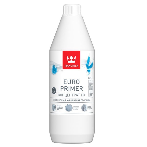 Укрепляющая акрилатная грунтовка Tikkurila Euro