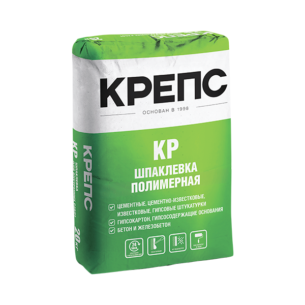 Шпаклевка полимерная Крепс КР 20 кг- nav