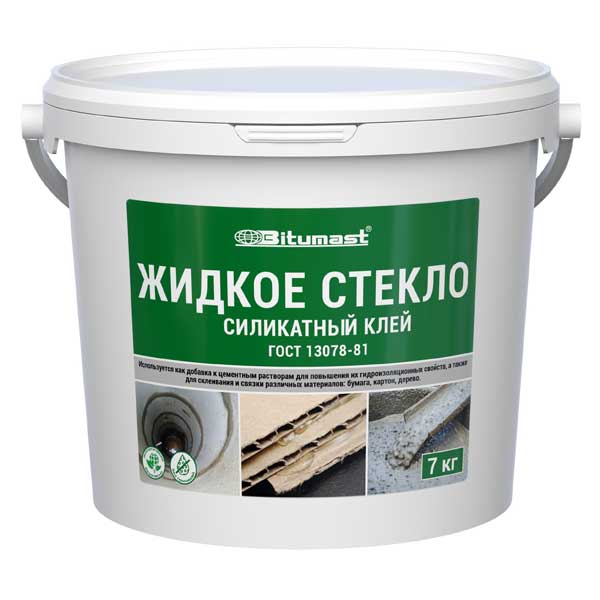 Добавка жидкое стекло Bitumast натриевое