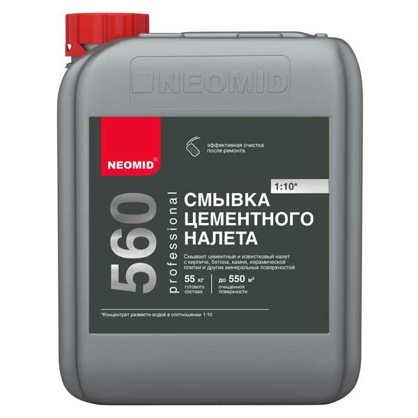 Очиститель (смывка) цементного налета NEOMID