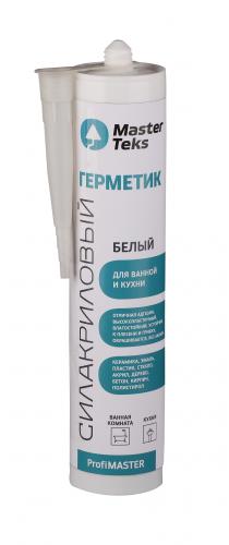 Герметик силиконакриловый MasterTeks PM белый