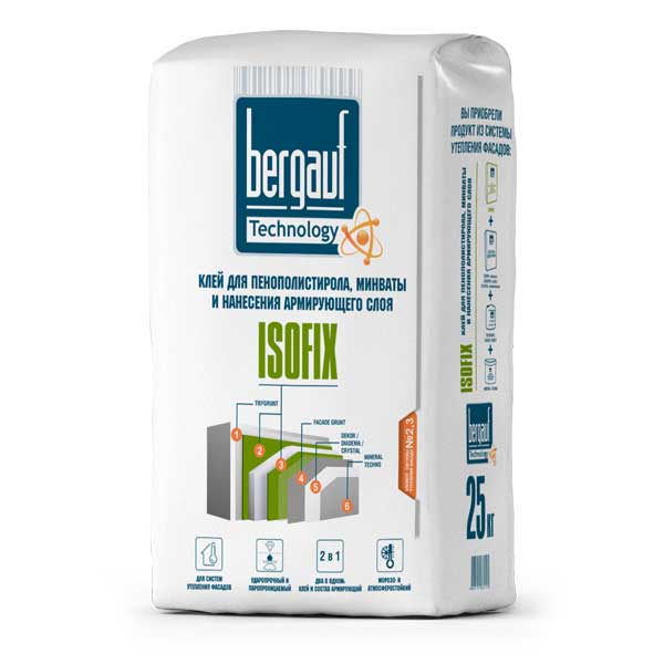 Клей для теплоизоляции Bergauf Isofix