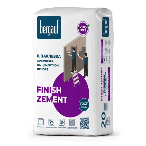 Шпаклёвка цементная Бергауф Finish Zement
