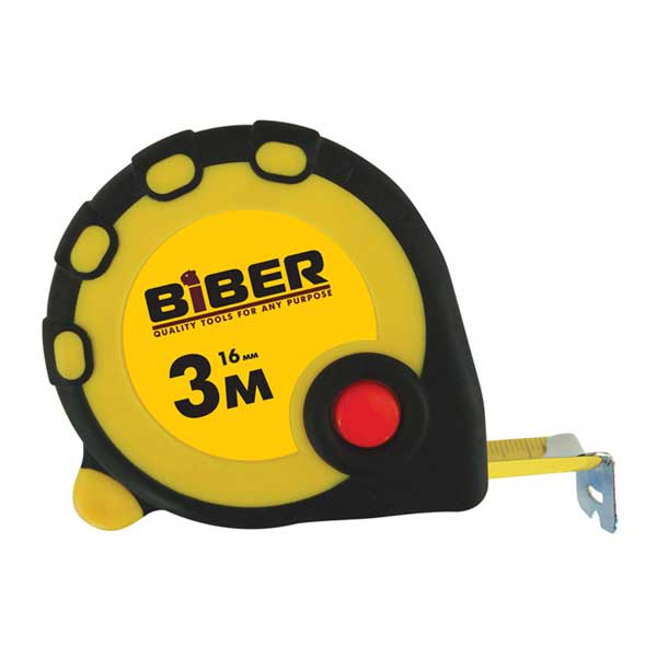Рулетка Biber Standart 3 мх16 мм- nav