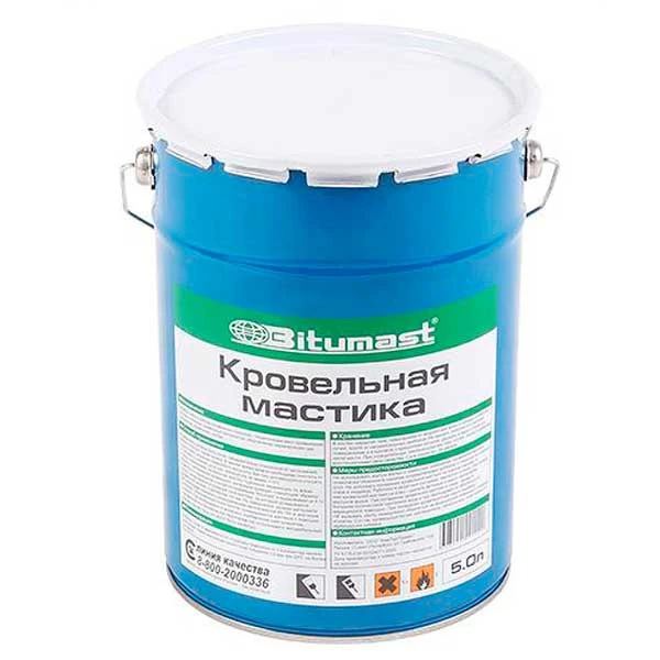 Мастика кровельная Bitumast, 5 л