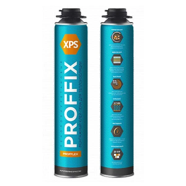 Клей-пена для пенополистерола PROFFLEX Proffix