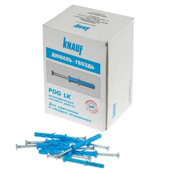 Дюбель-гвоздь Knauf 6/40 с грибовидной